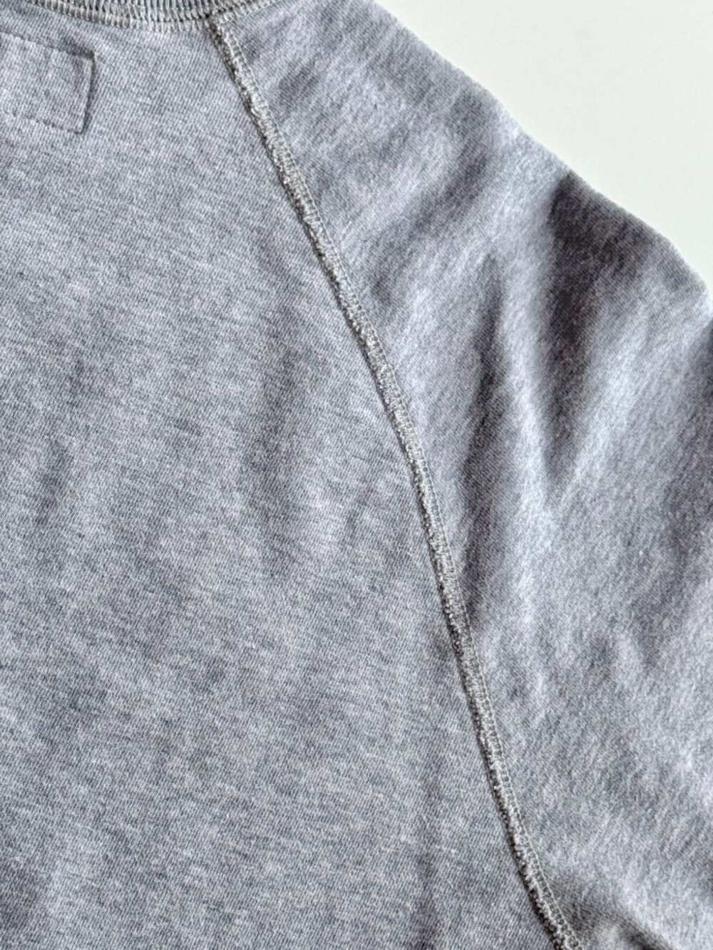 PROVINCE OF CANADA Heather Grey 100% Cotton Terry Crew Neck Sweatshirt, Size M - Picture 11 of 14